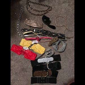 Misc fashion belts